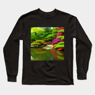 Japanese Garden Long Sleeve T-Shirt